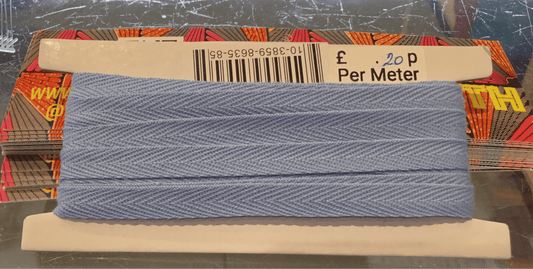 10mm pale blue tape - Violet Elizabeth - Haberdashery