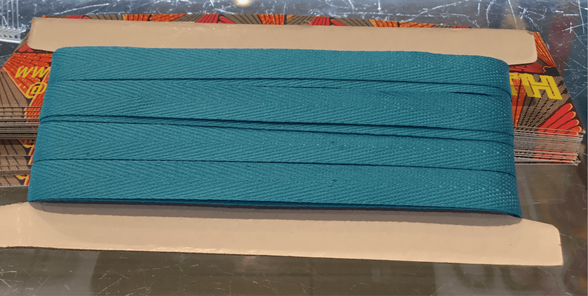 10mm turquoise tape - Violet Elizabeth - Haberdashery