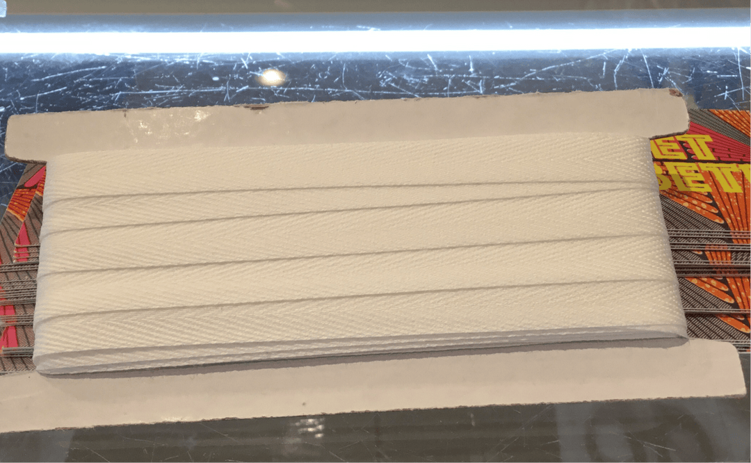 10mm white tape - Violet Elizabeth - Haberdashery