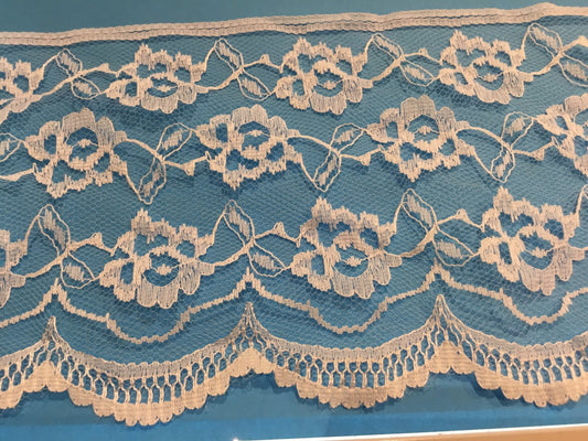 125mm White Lace - Violet Elizabeth - Haberdashery