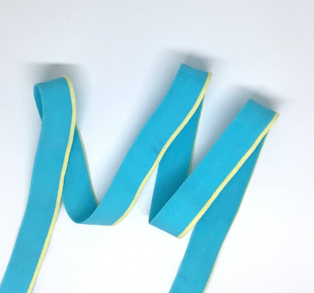 15mm fold - over elastic for edges - Violet Elizabeth - Haberdashery