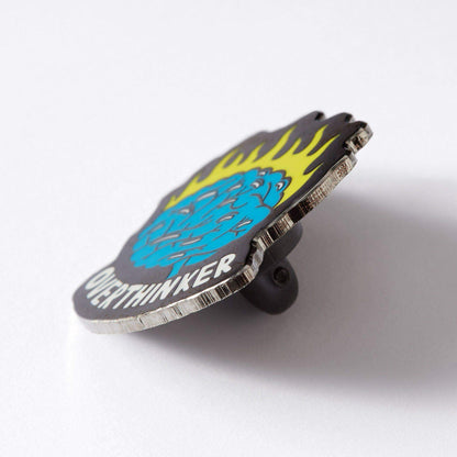 Overthinker Enamel Pin