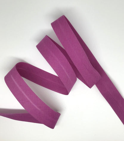 20mm bias binding - Violet Elizabeth - Haberdashery