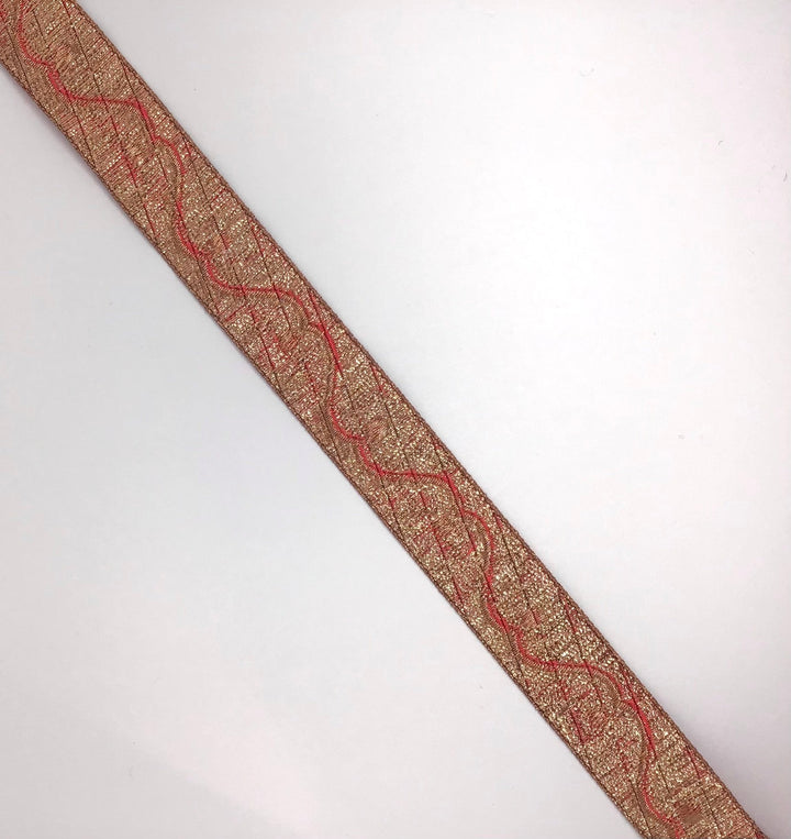 20mm Embellished ribbon trim in 2 colours - Violet Elizabeth - Haberdashery