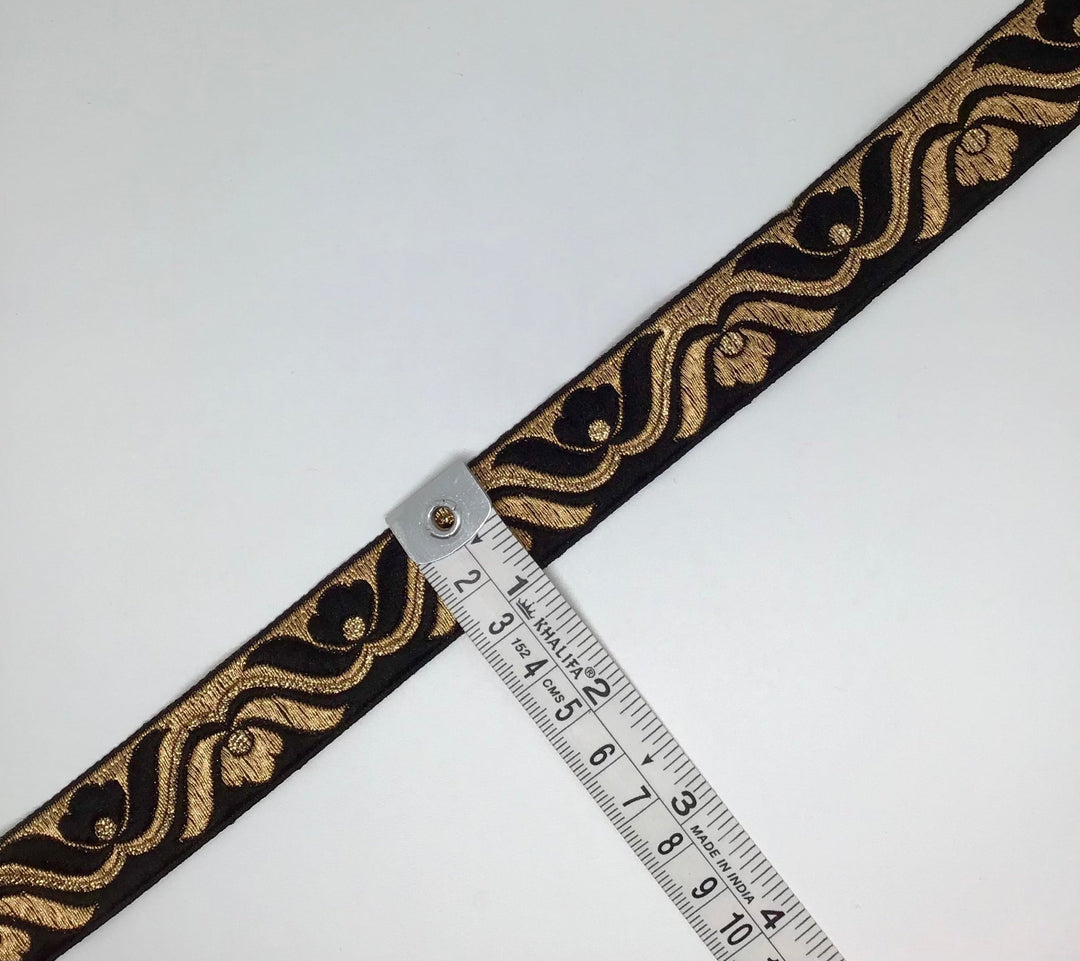 20mm Embellished ribbon trim in 2 colours - Violet Elizabeth - Haberdashery