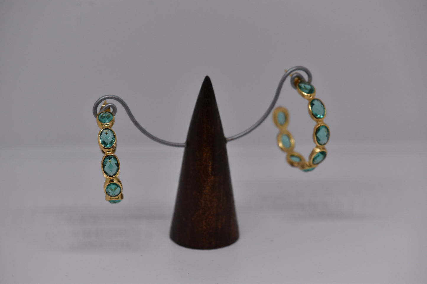 Bound Gemstones Earrings - Violet Elizabeth
