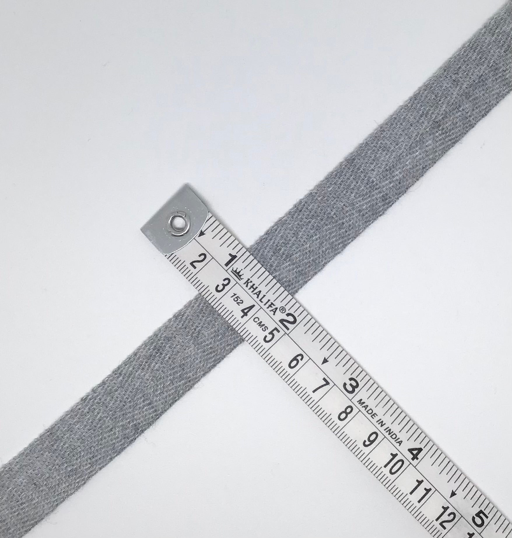 25mm grey tape herringbone - Violet Elizabeth - Haberdashery