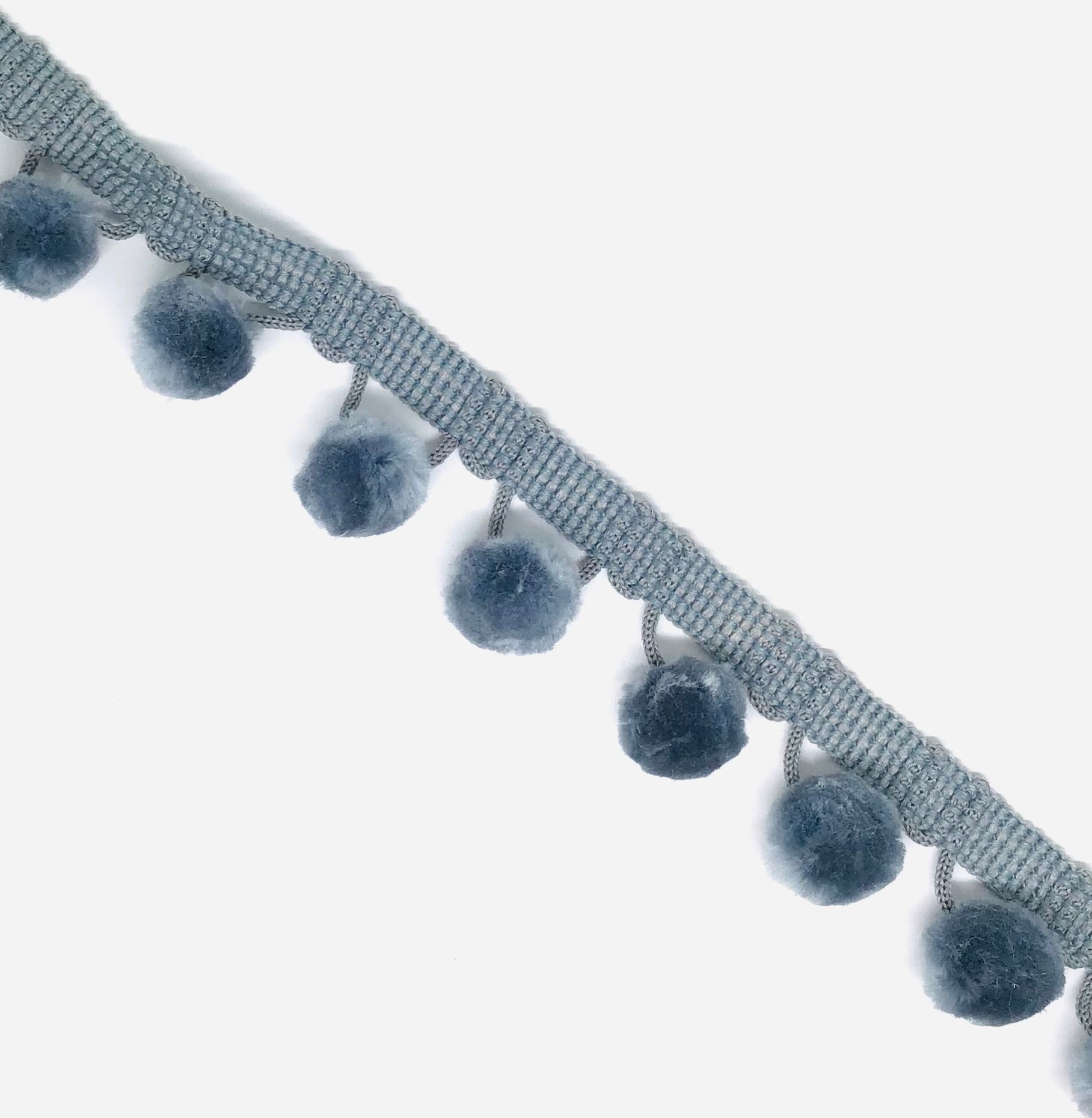 28mm PomPom trim - Violet Elizabeth - Haberdashery