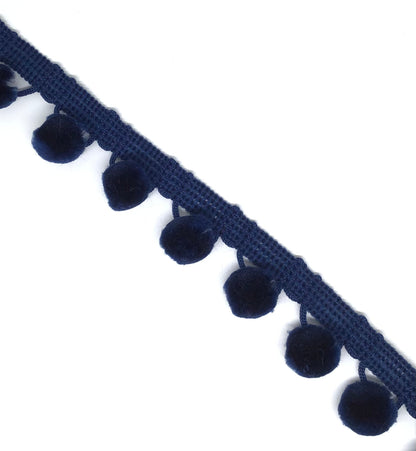 28mm PomPom trim - Violet Elizabeth - Haberdashery