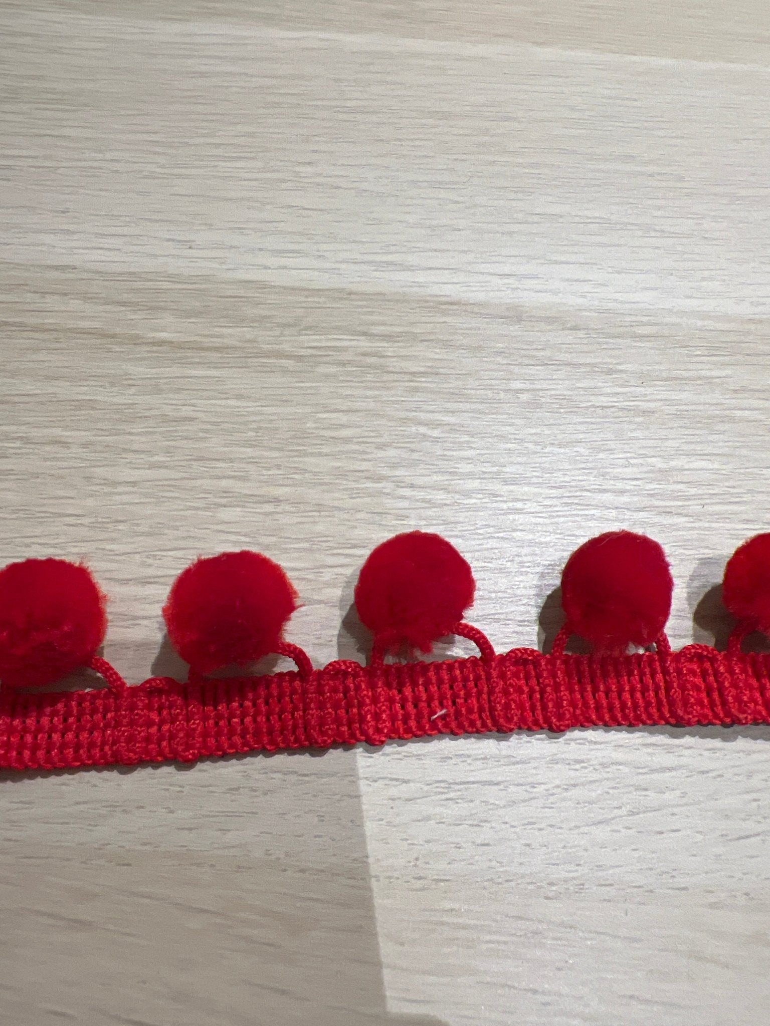 28mm PomPom trim - Violet Elizabeth - Haberdashery