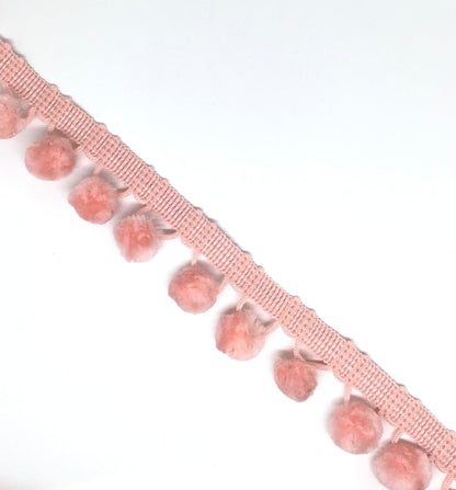 28mm PomPom trim - Violet Elizabeth - Haberdashery