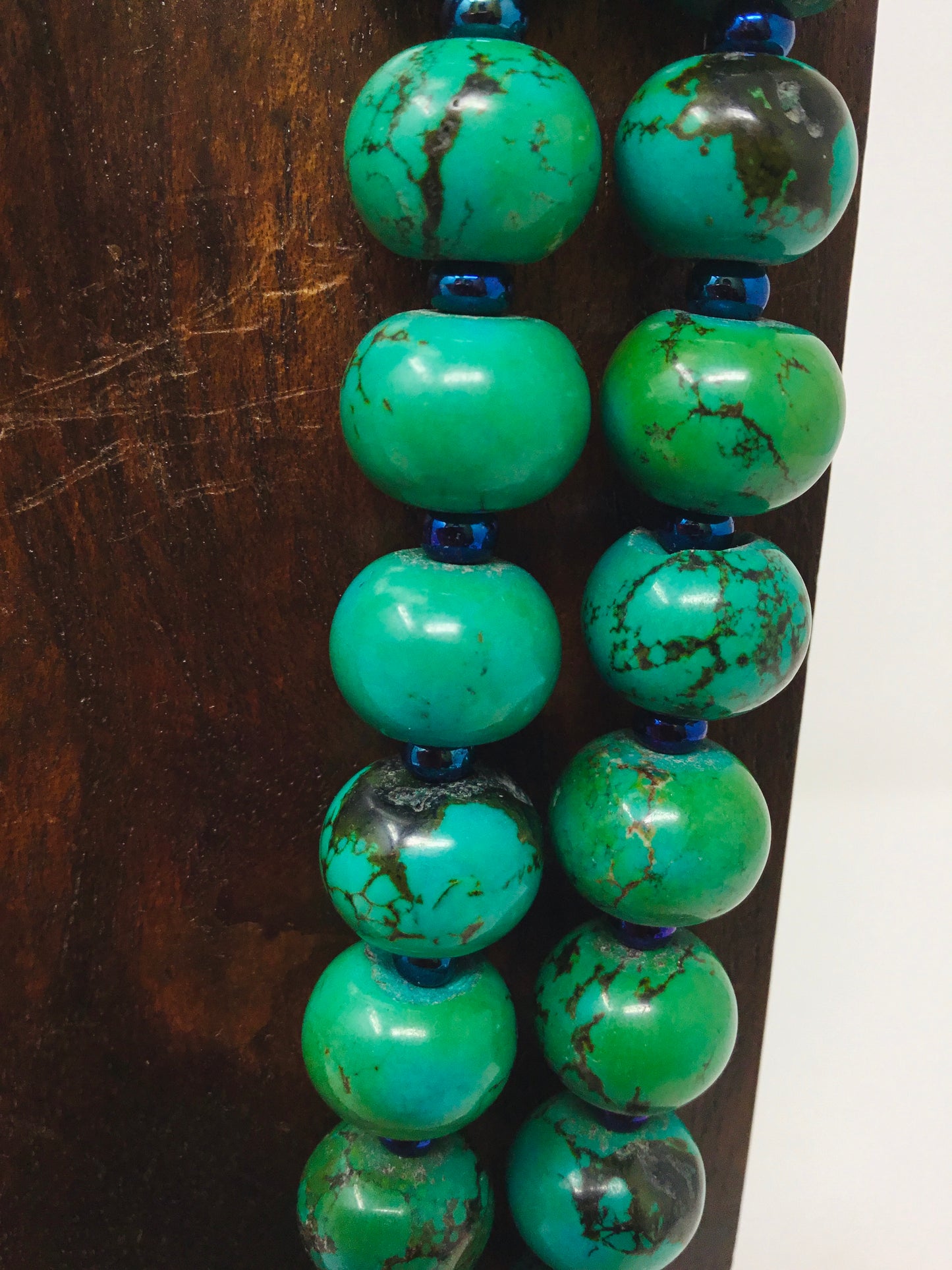 Turquoise Pearls Natural stone Necklace - Violet Elizabeth