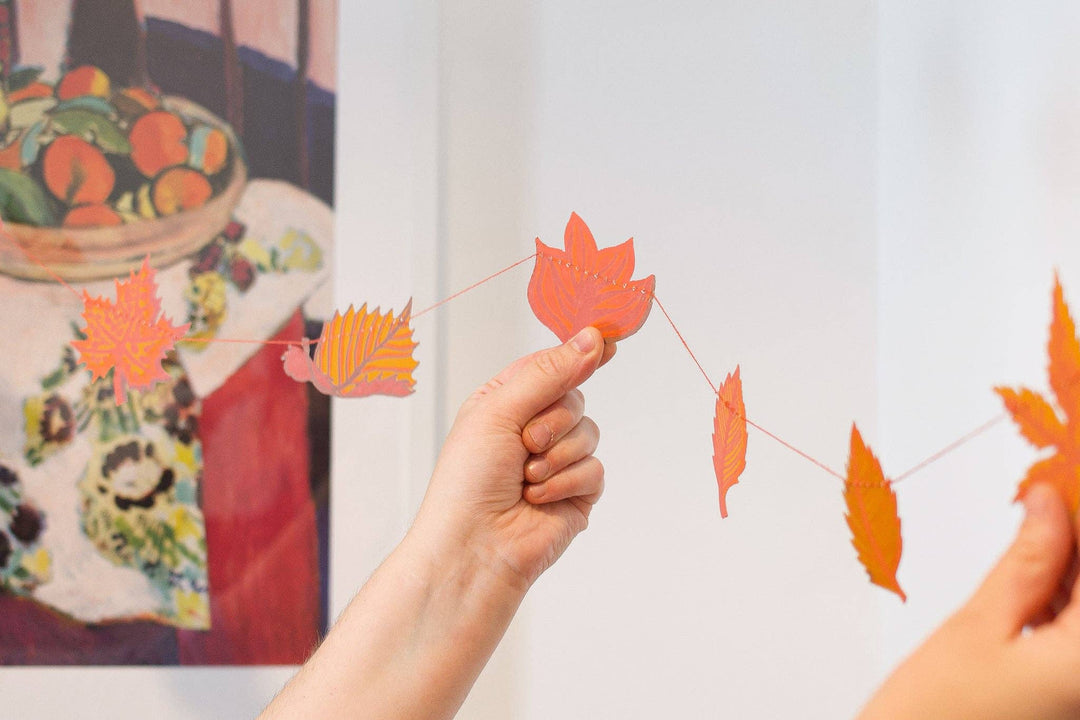UK/EU: Autumn Leaves Sewn Garland
