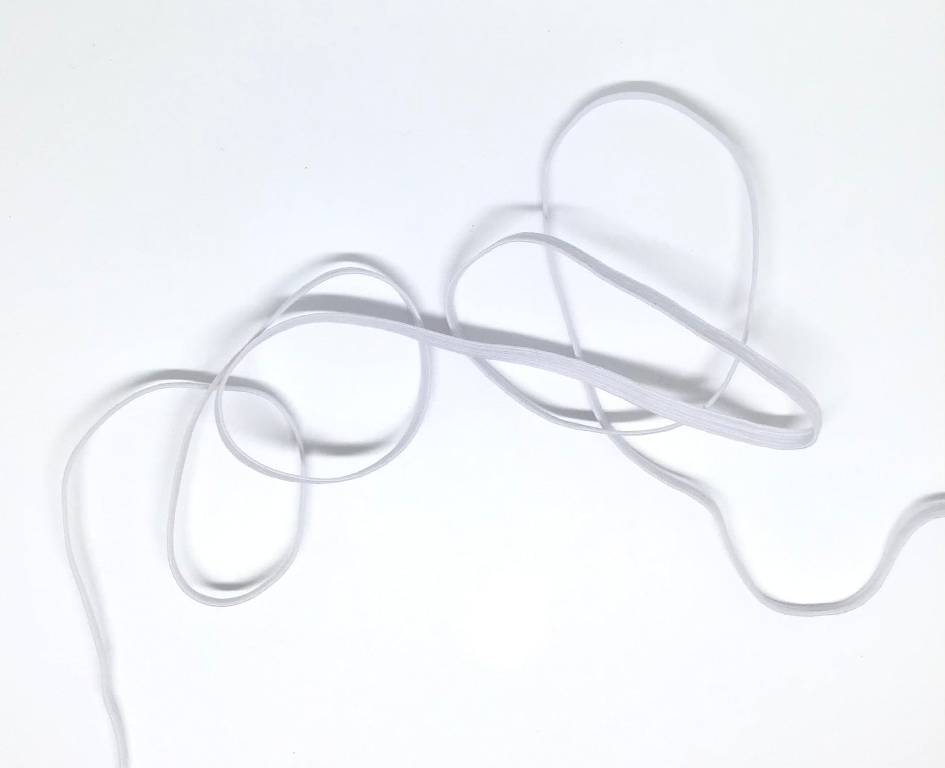 3mm elastic white - Violet Elizabeth - Haberdashery