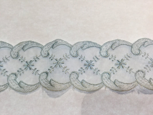 45mm Pale Blue Lace - Violet Elizabeth - Haberdashery