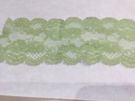 55mm Apple Green Lace - Violet Elizabeth - Haberdashery