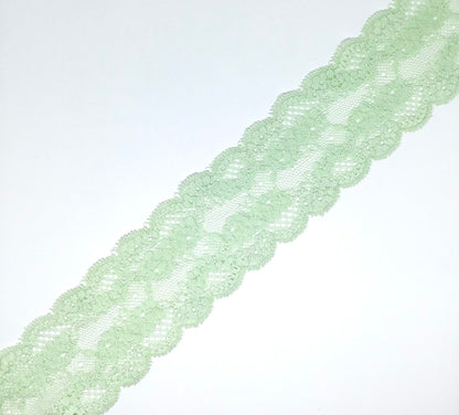 55mm Apple Green Lace - Violet Elizabeth - Haberdashery