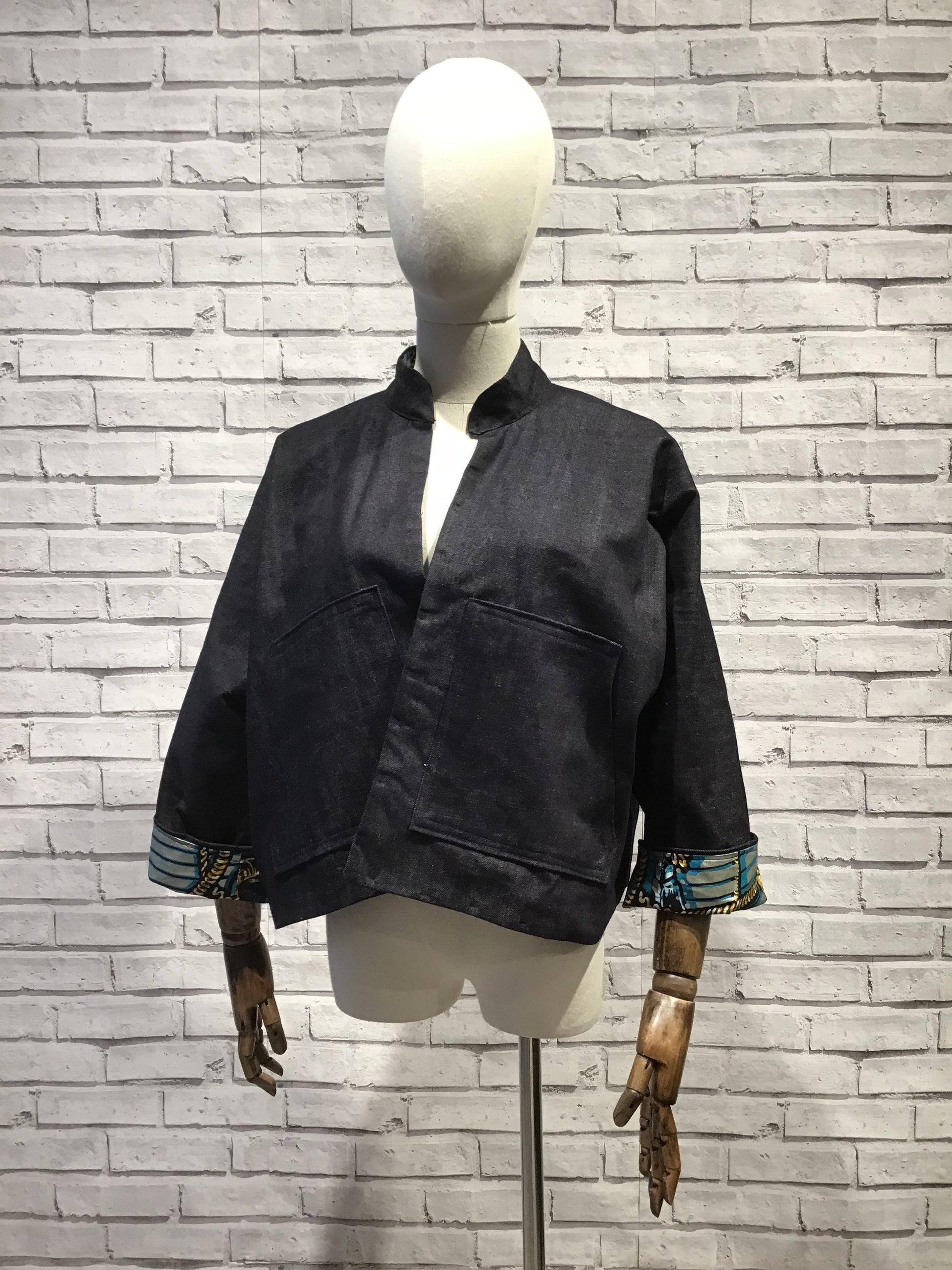 Shoreline Beats Denim Jacket - Violet Elizabeth
