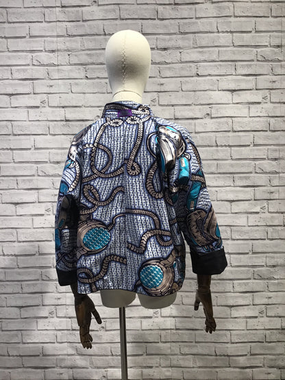 Electric Beats Denim Jacket - Violet Elizabeth