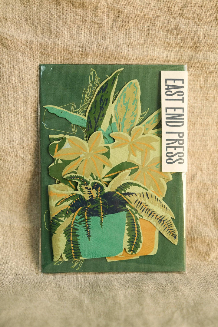 UK/EU: Plant Pot Concertina Greeting Card