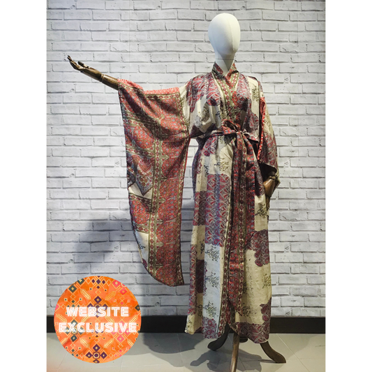 Antique treasure Silk kimono - Violet Elizabeth