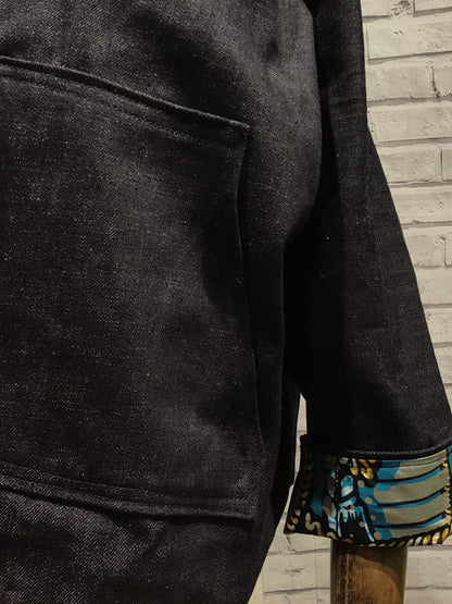Shoreline Beats Denim Jacket - Violet Elizabeth