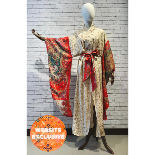Gypsy lovers Silk Kimono - Violet Elizabeth