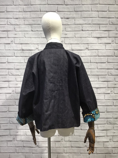 Shoreline Beats Denim Jacket - Violet Elizabeth