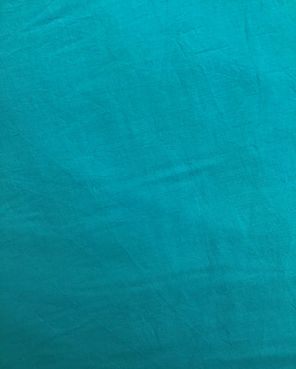 Bright blue Plain coloured Fabric 100% Cotton