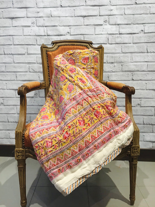 Desert Rose Single Puffy Quilt - Violet Elizabeth