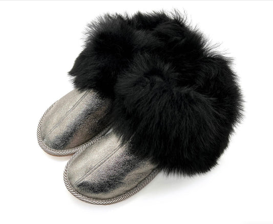 Twinkle toes metallic slippers - Violet Elizabeth