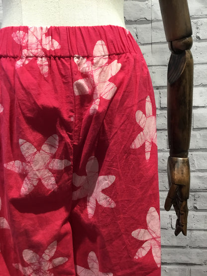 Pink batik Print Trousers - Violet Elizabeth