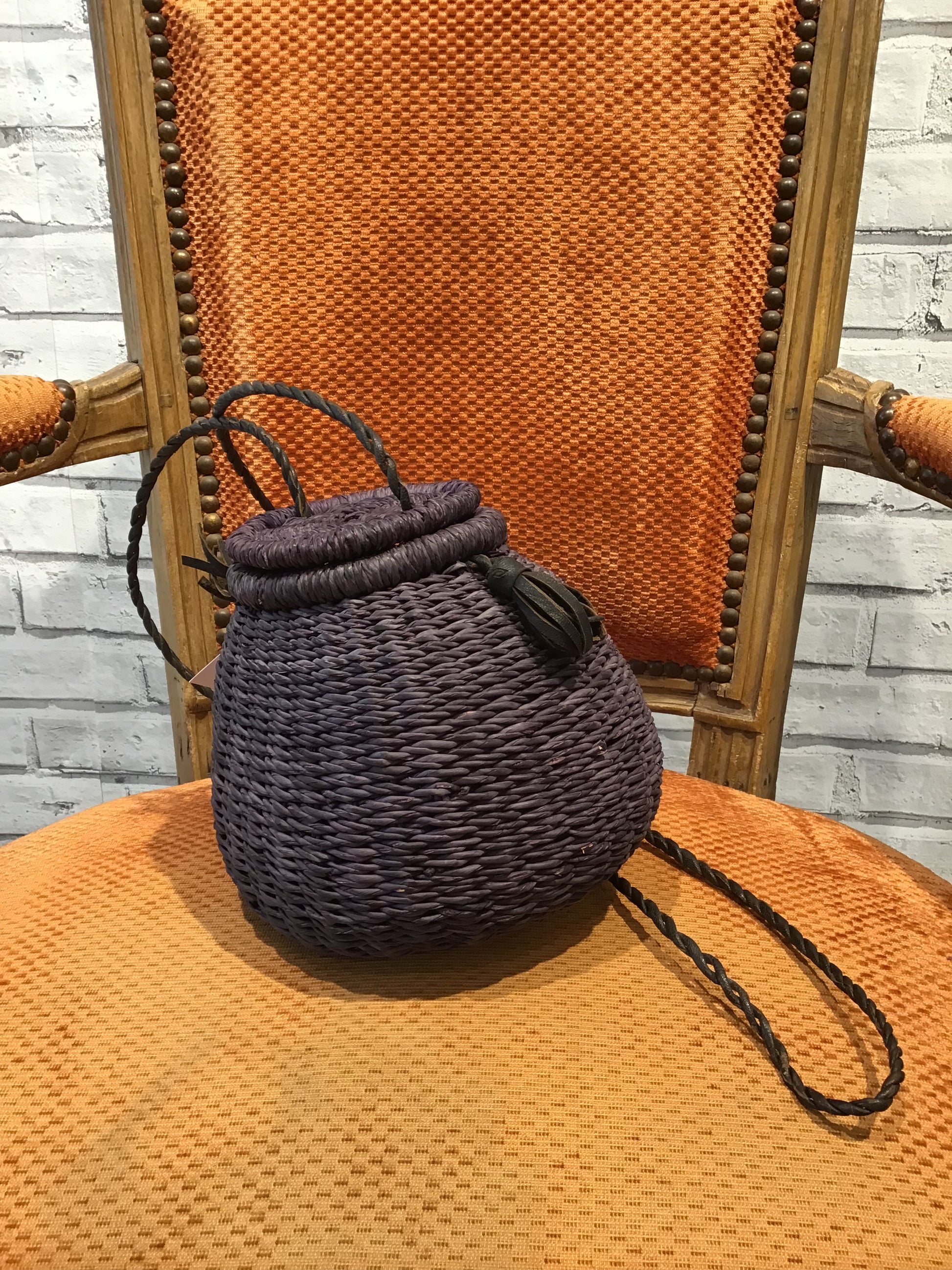 Mini Handbag basket - Violet Elizabeth