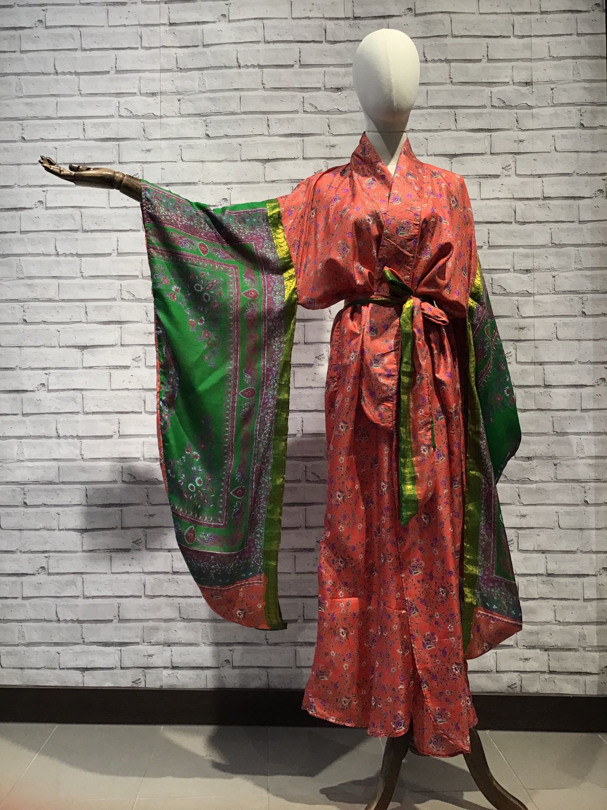 Divine Harappa Silk Kimono - Violet Elizabeth