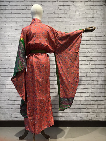 Divine Harappa Silk Kimono - Violet Elizabeth