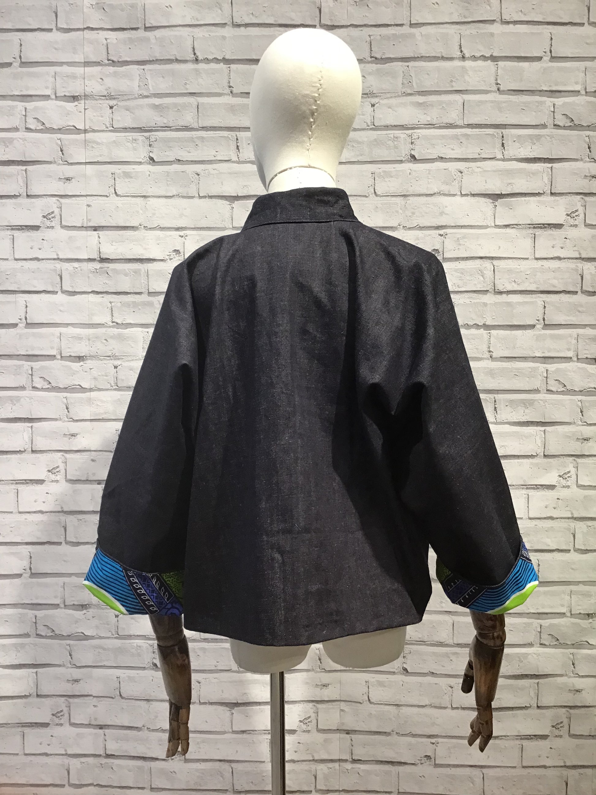 Swallows in Flight Denim Jacket - Violet Elizabeth