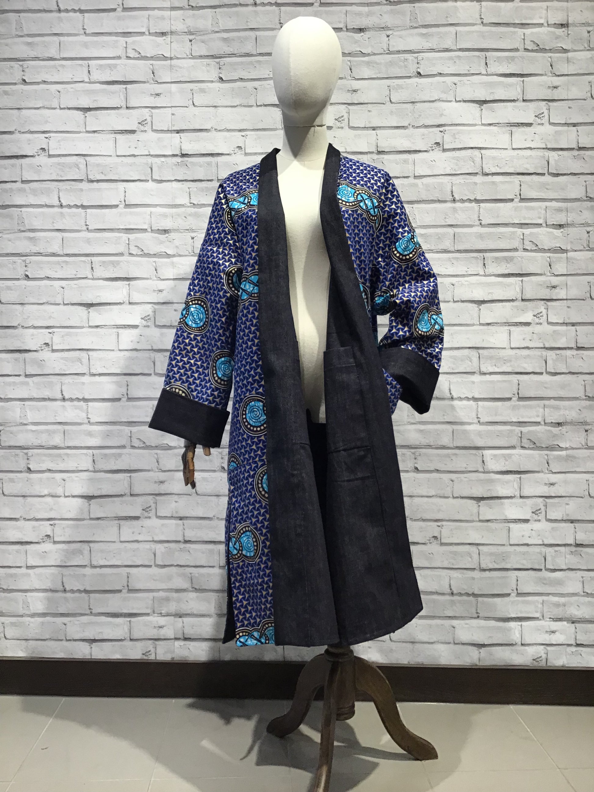 Burnished Wonder Denim Coat - Violet Elizabeth