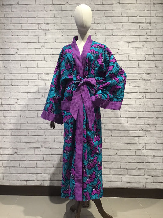 Violet Bells Waffle Robe - Violet Elizabeth