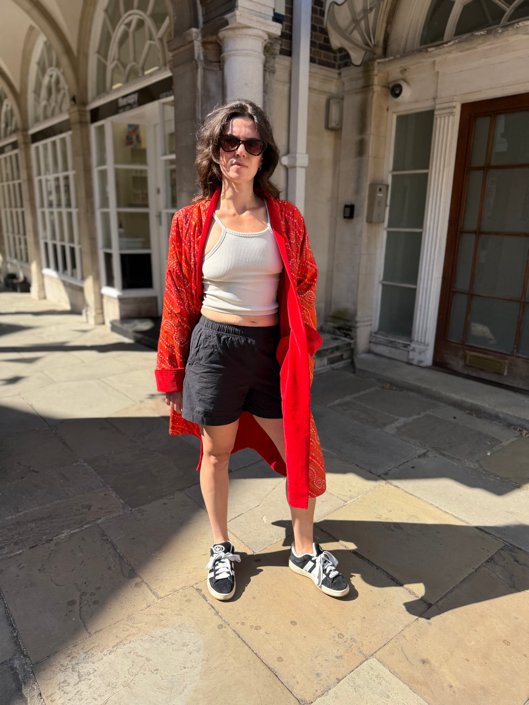 Crimson Magma Velvet Coat
