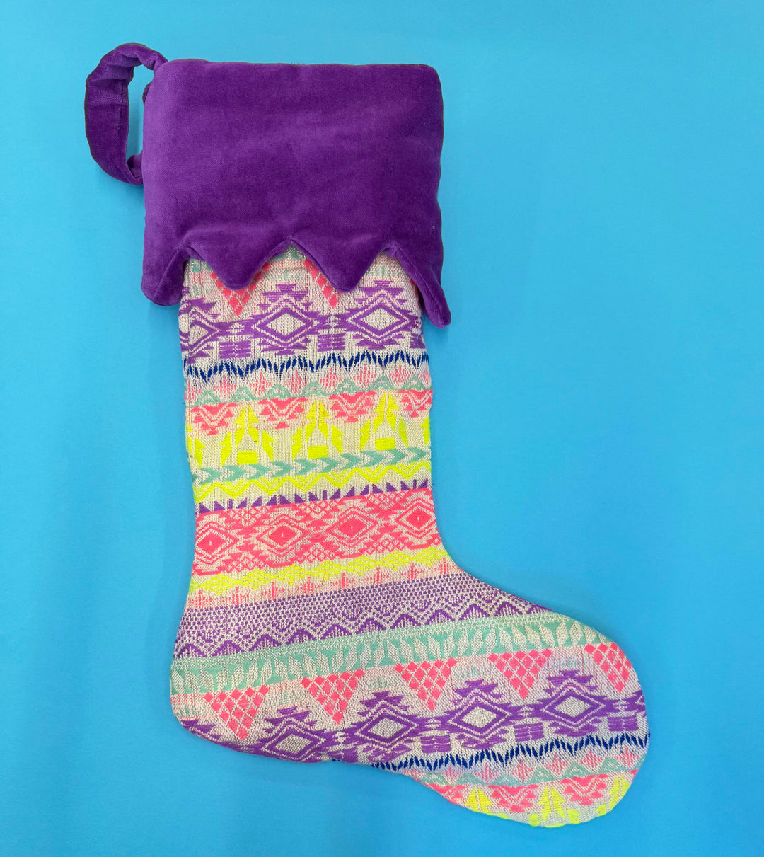 Winters Kiss Handmade Christmas Stocking