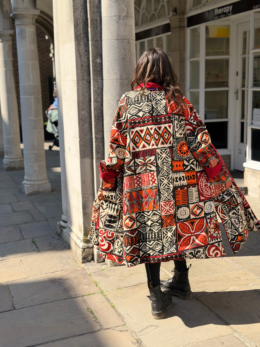 Big Jollof Velvet Coat: Reversible