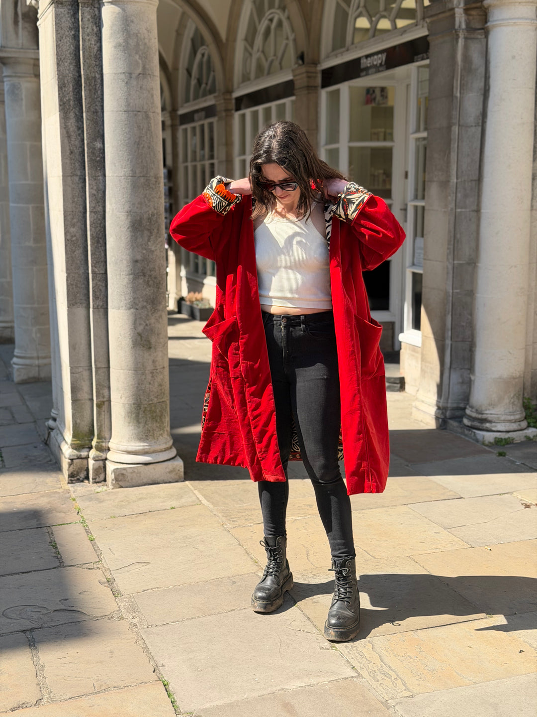 Big Jollof Velvet Coat: Reversible