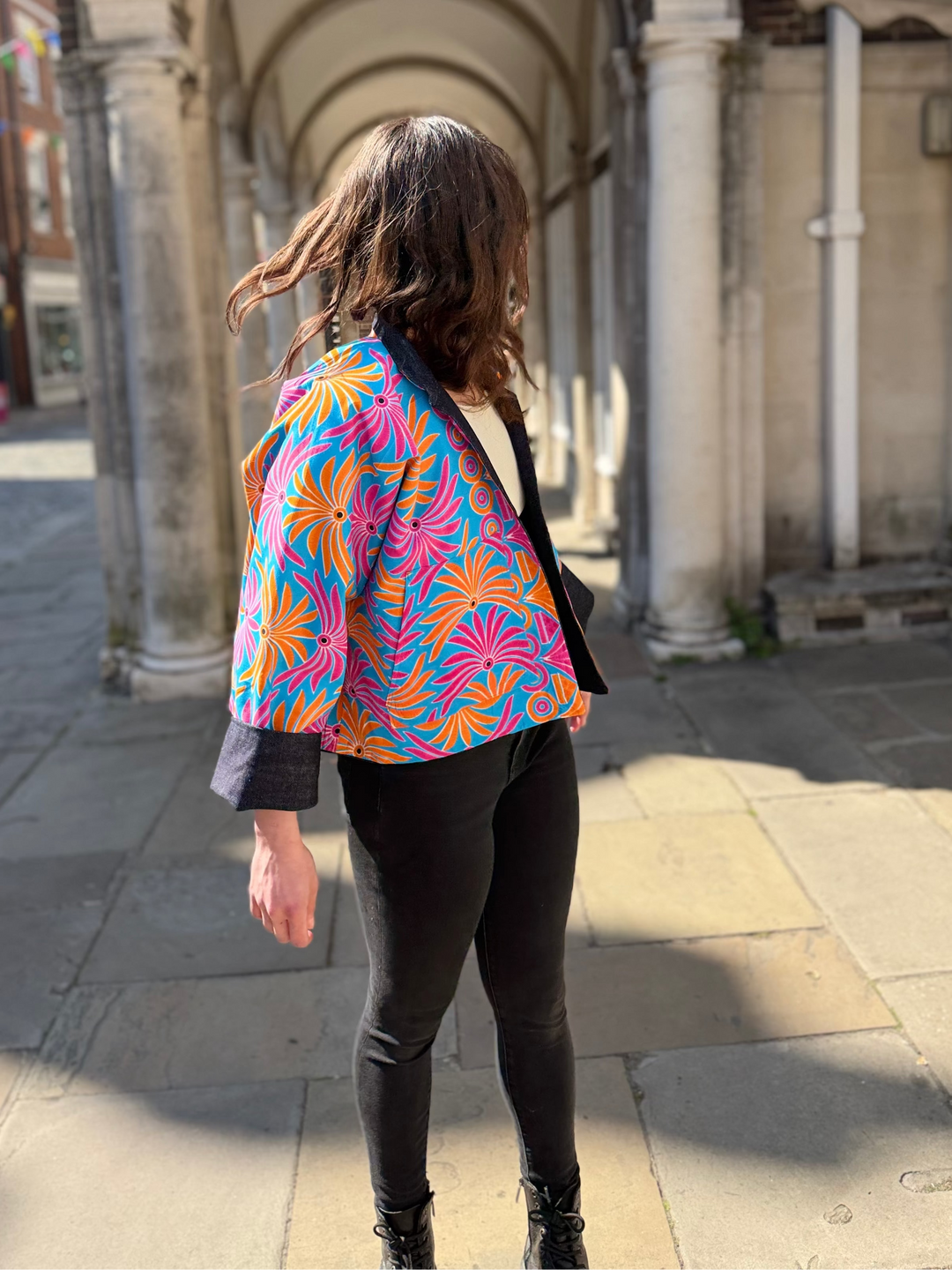 Hotel Tropicana Denim Jacket: Reversible