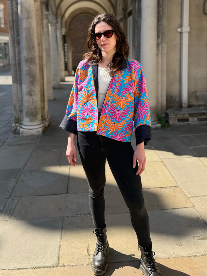 Hotel Tropicana Denim Jacket: Reversible