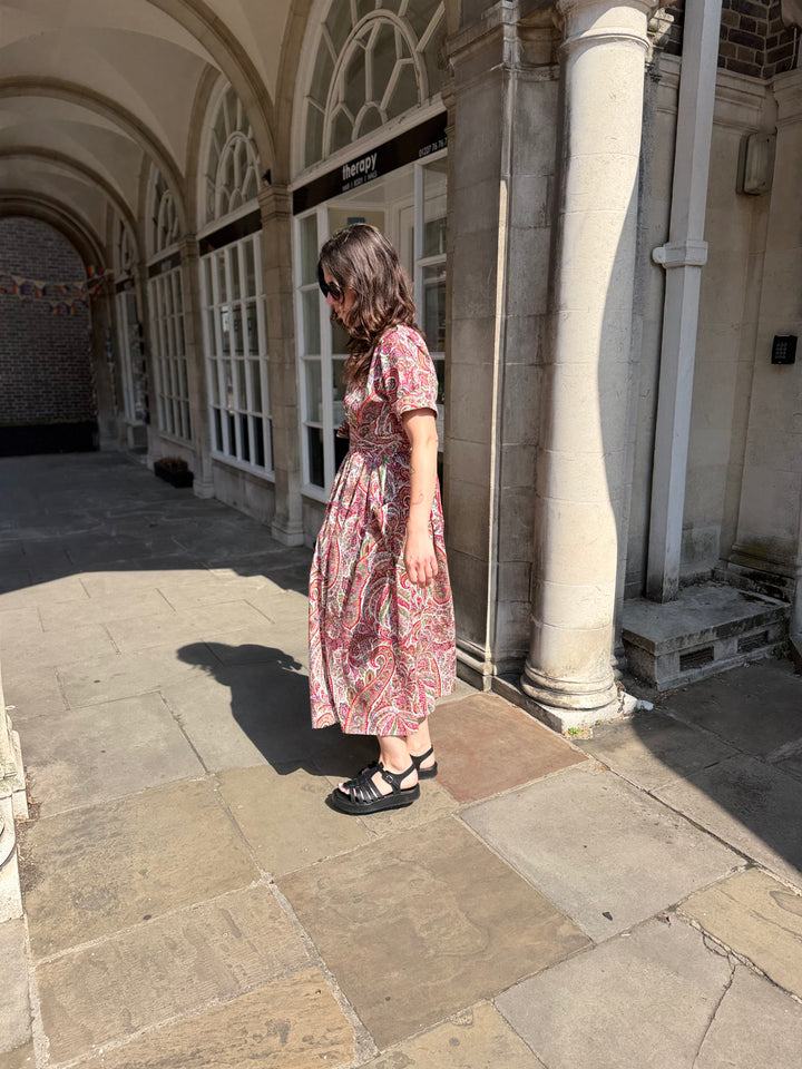 Paisley Wrap Dress