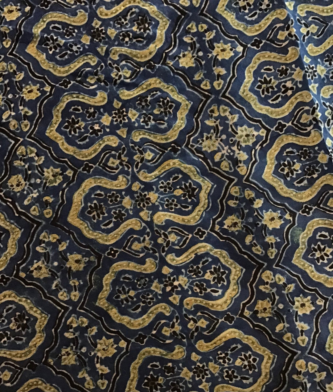 Ajarak Night Garden Mushru cotton/silk blend - Violet Elizabeth - Haberdashery