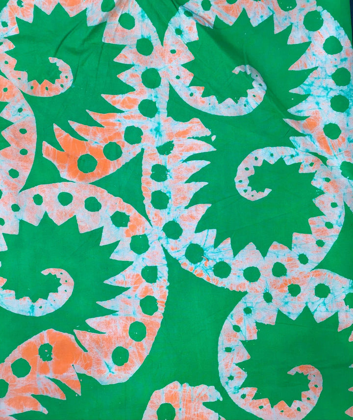 Alligator Tails Batik Fabric - Violet Elizabeth - Haberdashery