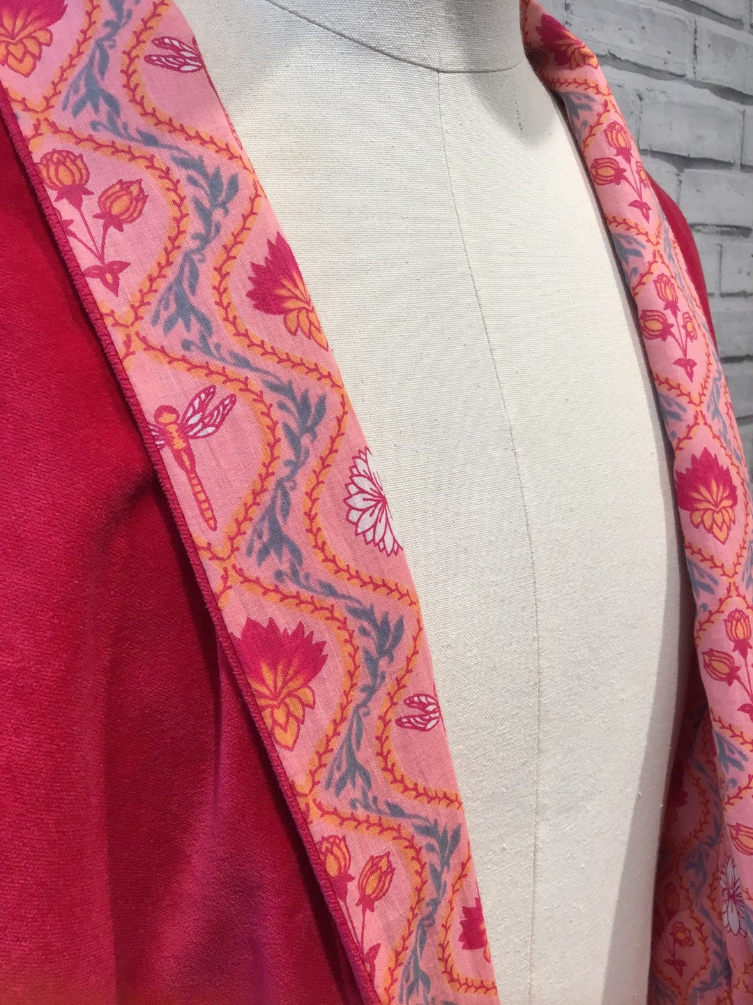 Anisoptera Pink Velvet Coat - Violet Elizabeth - Clothing