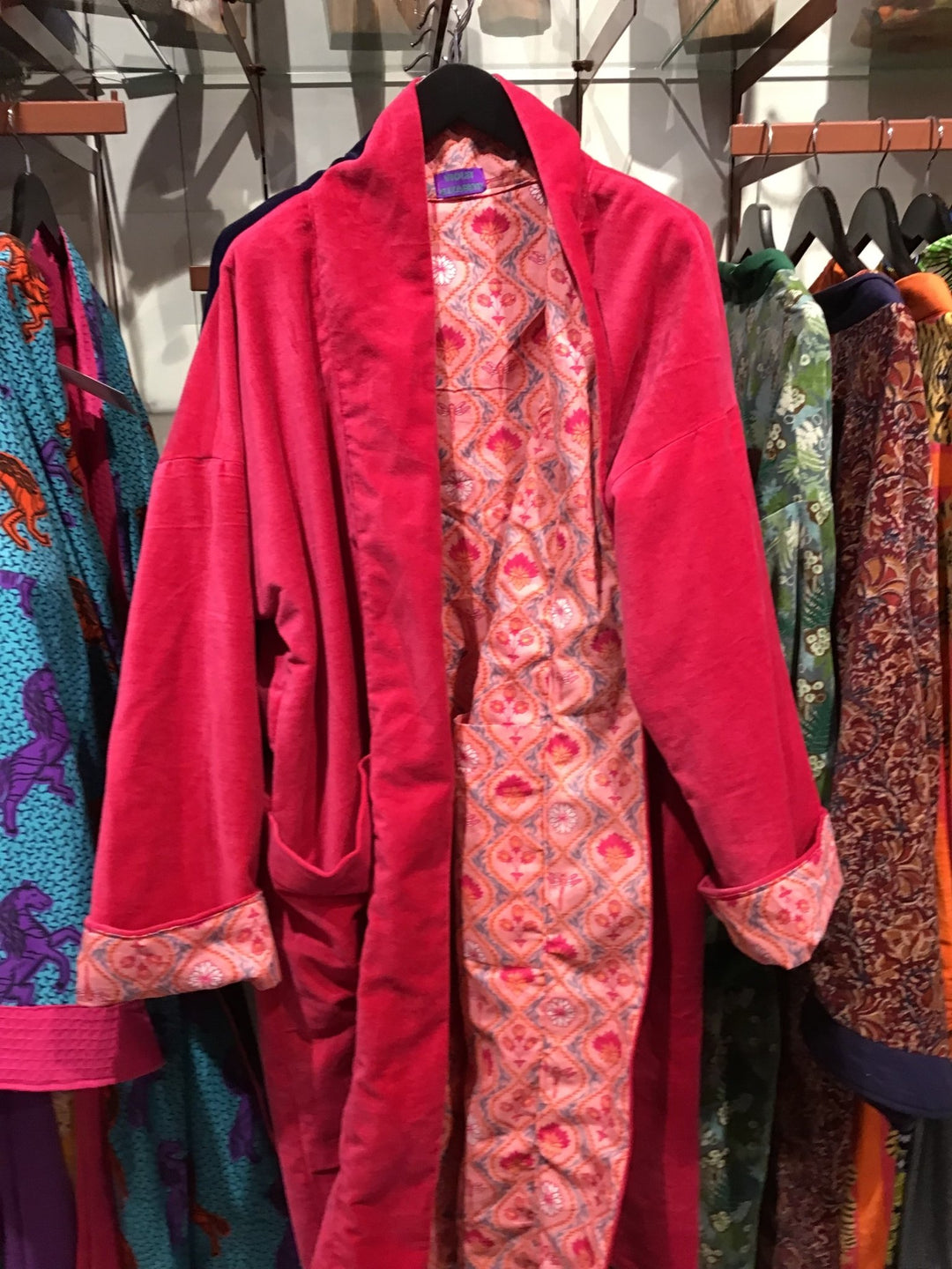 Anisoptera Pink Velvet Coat - Violet Elizabeth - Clothing