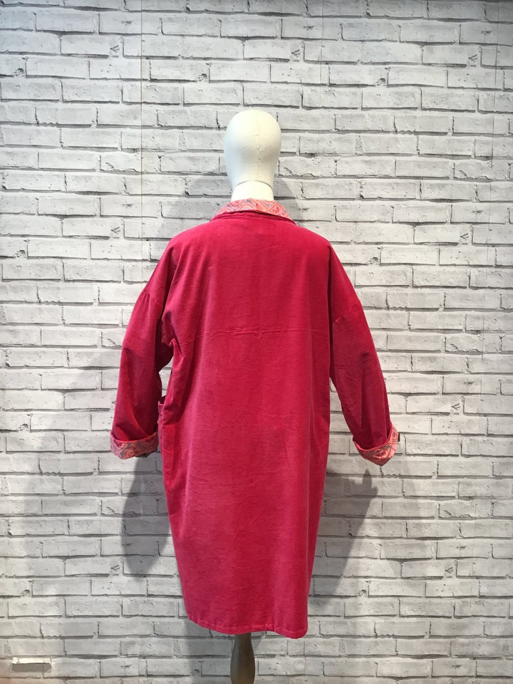 Anisoptera Pink Velvet Coat - Violet Elizabeth - Clothing